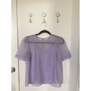 A new day lavender blouse
